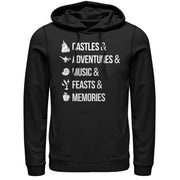 Men's Disney Princesses Magic Keywords  Adult Pull Over Hoodie