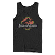 Men's Jurassic World Iconic Logo  Adult Tank Top