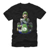 Men's Nintendo Mario Kart Luigi Driving  Adult T-Shirt