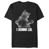 Men's Lost Gods I Dunno Lol Cat  Adult T-Shirt