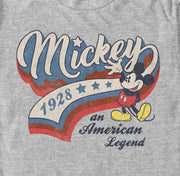 Men's Mickey & Friends An American Legend  Adult T-Shirt