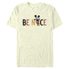 Men's Mickey & Friends Retro Be Nice  Adult T-Shirt