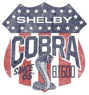 Men's Shelby Cobra G.T. 600 American Logo  Adult T-Shirt