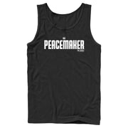 Men's Peacemaker White Classic Logo  Adult Tank Top