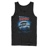 Men's Back to the Future Retro DeLorean Poster  Adult Tank Top