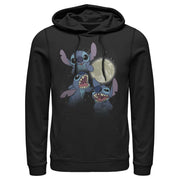 Men's Lilo & Stitch Howling at the Moon  Adult Pull Over Hoodie