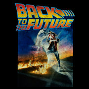 Men's Back to the Future Retro Marty McFly Poster  Adult T-Shirt