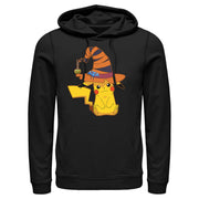 Men's Pokemon Halloween Pikachu Witch  Adult Pull Over Hoodie