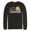 Men's Lion King Classic Pride Lands  Adult Long Sleeve Shirt