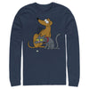 Men's The Simpsons Family Pets  Adult Long Sleeve Shirt