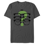 Men's The Batman Riddler Glasses  Adult T-Shirt