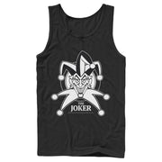 Men's Batman Joker Emblem  Adult Tank Top