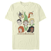 Men's Dungeons & Dragons Cartoon Favorite Players  Adult T-Shirt