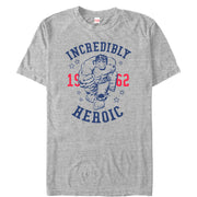 Men's Marvel Fourth of July  Hulk Incredibly Heroic 1962  Adult T-Shirt