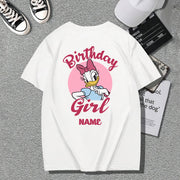 Mickey & Friends Birthday Personalize Short Sleeve T-shirt