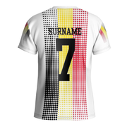 Belgium Euro 2024 - Personalized Name And Number 2024 T Shirt Mens