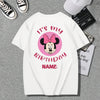 It's My Birthday Mickey & Friends Personalize Short Sleeve T-shirt