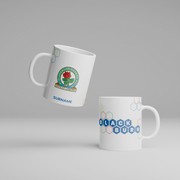 Blackburn Rovers FC HexaHero Personalized Mug