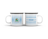 Blackburn Rovers FC Fan Personalized Enamel Camping Mug