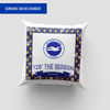 Brighton & Hove Albion FC Personalized Tis' The Season 18" Cushion