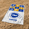 Brighton & Hove Albion FC Square "Ate It Up" Beach Towel