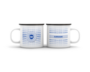 Brighton & Hove Albion FC Fan Personalized Enamel Camping Mug