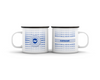 Brighton & Hove Albion FC Fan Personalized Enamel Camping Mug