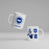 Brighton & Hove Albion FC Personalized "LOVE" Logo Mug