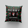 AFC Bournemouth Personalized Merry Kickmas 18" Cushion