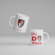 AFC Bournemouth Personalized "Let's Do This" Logo Mug