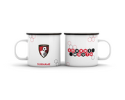 AFC Bournemouth HexaHero Personalized Enamel Camping Mug