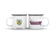 Burnley FC HexaHero Personalized Enamel Camping Mug