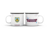 Burnley FC HexaHero Personalized Enamel Camping Mug