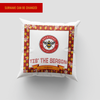 Brentford FC Personalized Tis' The Season 18" Cushion