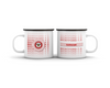 Brentford FC Fan Personalized Enamel Camping Mug