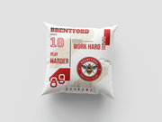 Brentford FC Personalized Pride Supporters 18" Cushion