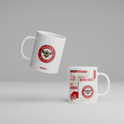 Brentford FC Personalized Pride Supporters Mug