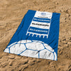 Cardiff City FC Slogan Beach Towel