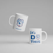 Cardiff City FC Personalized "Let's Do This" Logo Mug