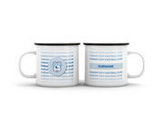 Cardiff City FC Fan Personalized Enamel Camping Mug