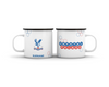 Crystal Palace FC HexaHero Personalized Enamel Camping Mug