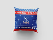 Crystal Palace FC Personalized Christmas Spirit 18" Cushion