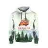 Personalized Gift For Grandpa Christmas Tree Truck Hoodie