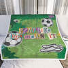 Play Like You Mean It Football Fleece Blanket