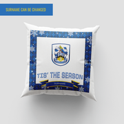 Huddersfield Town AFC Personalized Tis' The Season 18" Cushion