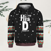 I Love Couple Christmas Hoodie