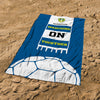 Leeds United FC Slogan Beach Towel