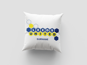 Leeds United FC Personalized HexaHero 18" Cushion