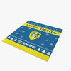 Leeds United FC Personalized Christmas Spirit Fleece Blanket