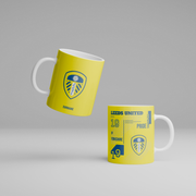 Leeds United FC Personalized Pride Supporters Mug